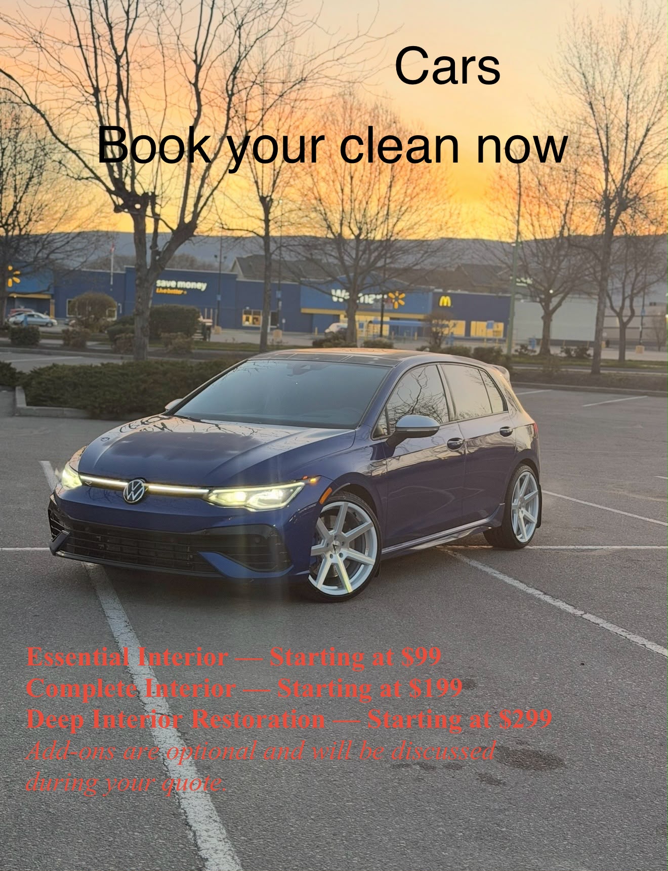Cars detailing